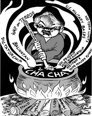 Proponents of Cha-cha must be cooking something besides further opening up our economy to foreign investors. (www.bulatlat.com)